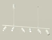 Светильник подвесной XB9005130 Ambrella light белый 6 ламп, основание белое в стиле хай-тек современный 
