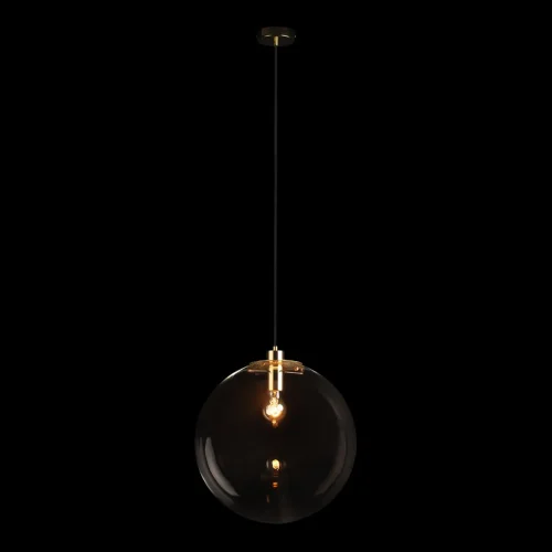 Светильник подвесной Selene 2033-C LOFT IT прозрачный 1 лампа, основание золотое в стиле современный лофт шар фото 2