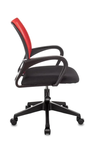 Кресло оператора Topchairs ST-Basic красный TW-35N сиденье черный TW-11 сетка/ткань крестовина пласт УТ000035166 Stool Group, красный/ткань, ножки/пластик/чёрный, размеры - ****580*605 фото 4