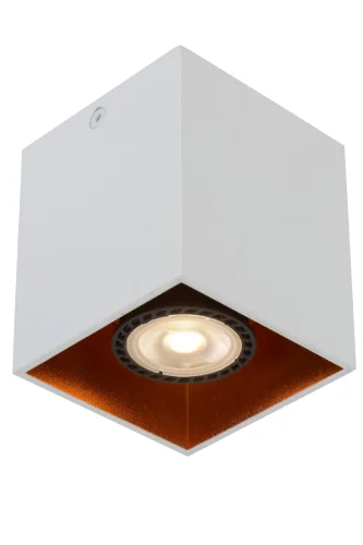 Светильник накладной Bodibis 22966/01/31 Lucide белый 1 лампа, основание белое в стиле современный квадратный