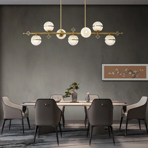 Светильник подвесной LUARA LONG L122 220415-23 ImperiumLoft прозрачный на 7 ламп, основание латунь в стиле современный фото 9 Светильник подвесной LUARA LONG L122 220415-23 ImperiumLoft прозрачный на 7 ламп, основание латунь в стиле современный фото 9