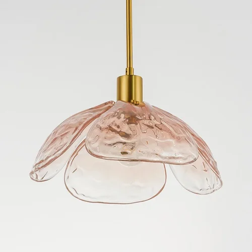 Светильник подвесной FLEUR A Розовый 178126-26 ImperiumLoft розовый 1 лампа, основание золотое в стиле современный  фото 9