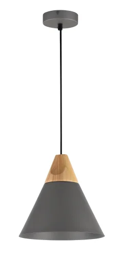 Светильник подвесной лофт Bicones P359-PL-220-C Maytoni серый на 1 лампу, основание серое бежевое в стиле современный 
