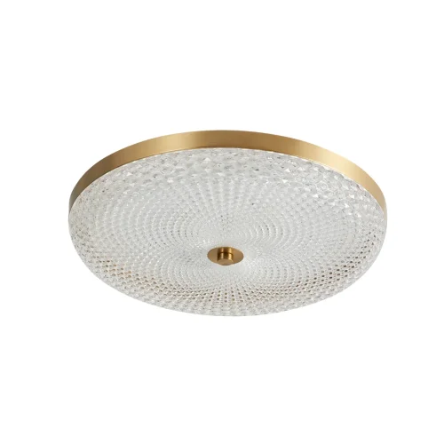 Светильник потолочный LED Viro L 1.13.45x8 G Arti Lampadari прозрачный на 1 лампу, основание золотое в стиле классический 