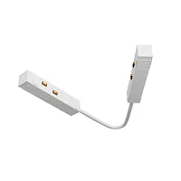 Угловой коннектор питания 15 см TRA034CPC-42W-15 Maytoni белый в стиле для светильников серии Magnetic track system Exility подвесной встраиваемый накладной exility тонкая магнитная магнитный