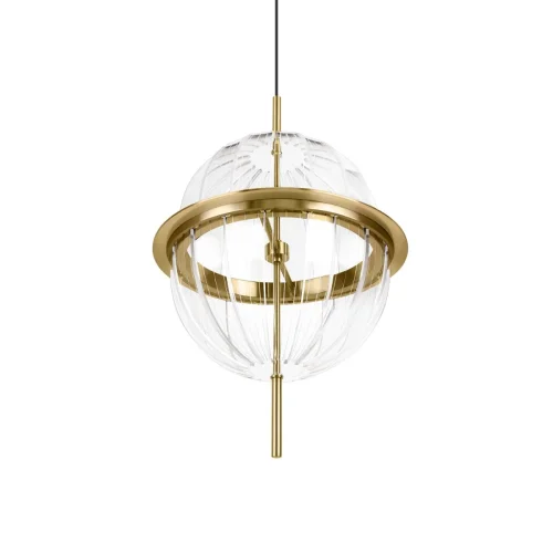 Светильник подвесной LED Tranquility 10397/C LOFT IT прозрачный на 1 лампу, основание медь в стиле современный фото 7