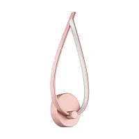 Бра LED Palozza 97363 Eglo розовый на 1 лампу, основание розовое в стиле хай-тек современный 