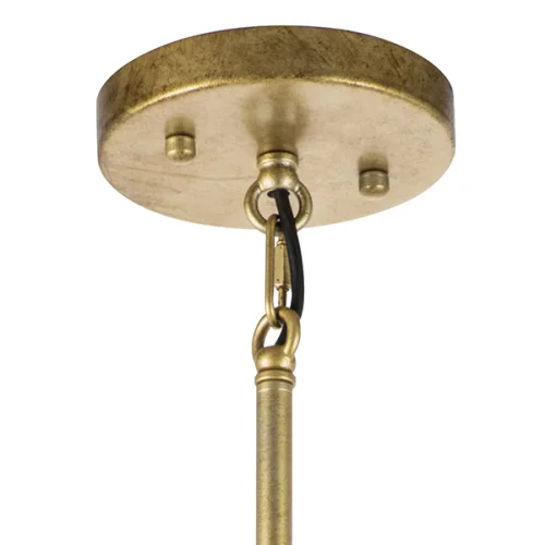 Светильник подвесной Firenze 725163 Lightstar золотой 6 ламп, основание золотое в стиле арт-деко  фото 6