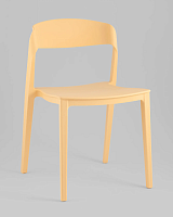 Стул Moris, пластик бледно-желтый УТ000039255 Stool Group, /, ножки/пластик/, размеры - *775***490*510
