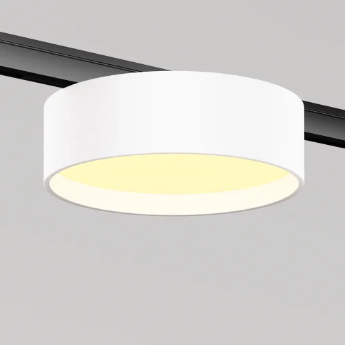 Трековый светильник Zon 2700К 12Вт 100° Magnetic track system Levity TR189-1-12W2.7K-BW Maytoni белый для шинопроводов серии Magnetic track system Levity белый чёрный фото 3