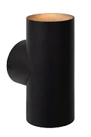 Бра Bondi 09242/02/30 Lucide чёрный 2 лампы, основание чёрное в стиле современный 