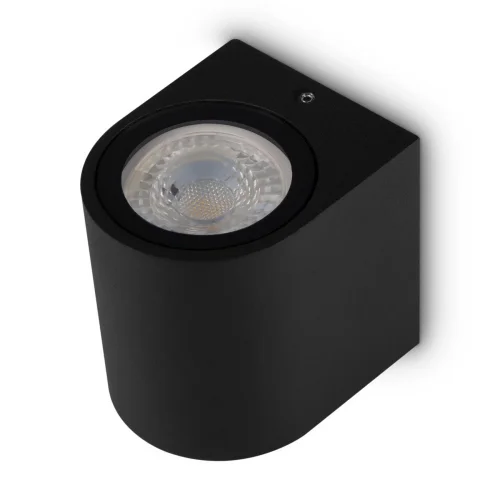 Настенный светильник Slat O044WL-01B Maytoni уличный IP54 чёрный 1 лампа, плафон чёрный в стиле минимализм современный хай-тек GU10 фото 3