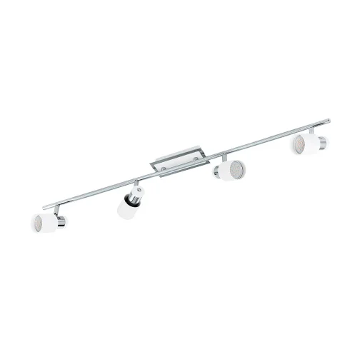 Спот с 4 лампами LED DAVIDA 92087 Eglo хром GU10 в стиле минимализм современный 