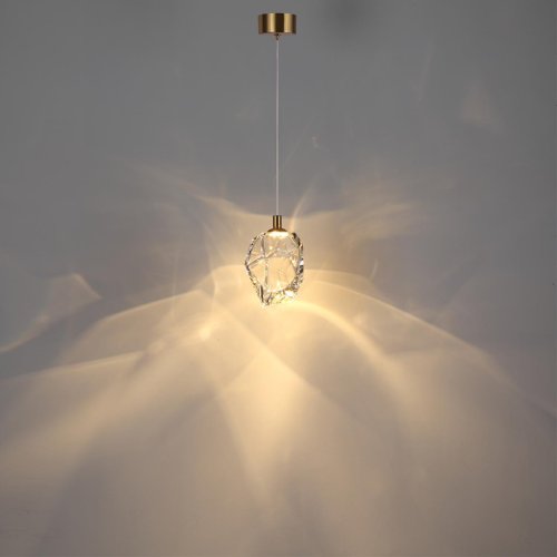 Светильник подвесной LED Gemme 7114/4LB Odeon Light прозрачный на 1 лампу, основание бронзовое в стиле классический современный выдувное фото 5 Светильник подвесной LED Gemme 7114/4LB Odeon Light прозрачный на 1 лампу, основание бронзовое в стиле классический современный выдувное фото 5