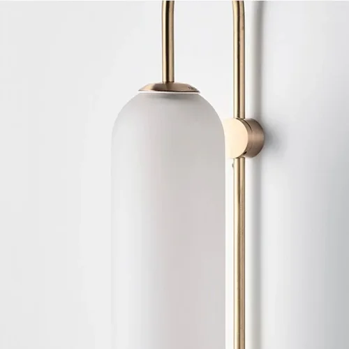 Настенное бра VIAN WALL 141129-26 ImperiumLoft белый на 1 лампу, основание золотое в стиле современный фото 6 Настенное бра VIAN WALL 141129-26 ImperiumLoft белый на 1 лампу, основание золотое в стиле современный фото 6