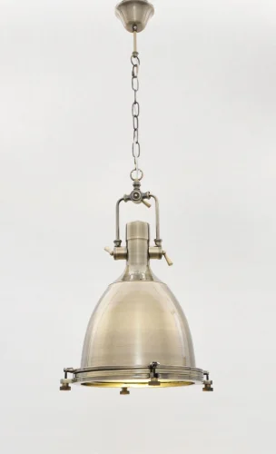 Светильник подвесной Alcantare LDP 707-1 MD Lumina Deco бронзовый 1 лампа, основание бронзовое в стиле лофт  фото 4