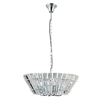 Люстра подвесная Florizel A1072SP-6CC Arte Lamp прозрачная на 6 ламп, основание хром в стиле современный классический 