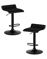 Стул барный набор 2 шт. SET-2 3013-BlackBase-LM TOMMY BLACK, цвет сиденья черный, цвето основания черный Dobrin, /экокожа, ножки/металл/чёрный, размеры - 620*830***385*405 Стул барный набор 2 шт. SET-2 3013-BlackBase-LM TOMMY BLACK, цвет сиденья черный, цвето основания черный Dobrin, /экокожа, ножки/металл/чёрный, размеры - 620*830***385*405