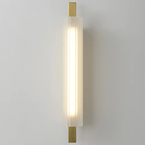 Бра LED TUNNEL AP10 LED BRASS Crystal Lux белый на 1 лампу, основание латунь в стиле современный фото 4
