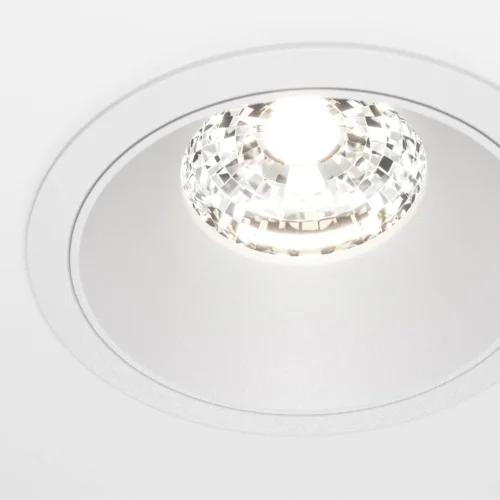 Светильник точечный Alfa LED DL043-01-15W4K-RD-W Maytoni белый на 1 лампу, основание белое в стиле современный фото 4