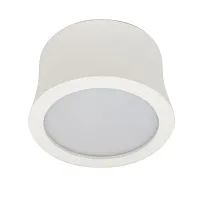 Светильник накладной LED Gower 6832 Mantra белый на 1 лампу, основание белое в стиле современный хай-тек круглый