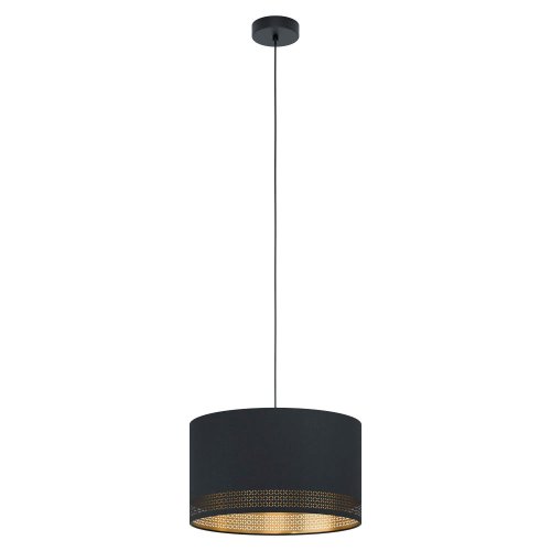 Светильник подвесной Esteperra 99273 Eglo чёрный 1 лампа, основание чёрное в стиле современный 