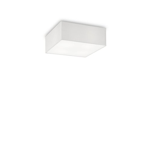 Светильник потолочный RITZ PL4 D40 Ideal Lux белый 4 лампы, основание белое в стиле модерн квадраты
