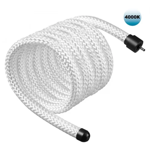 Светильник подвесной LED гибкий неон Ramo 359331 Novotech белый на 1 лампу, основание чёрное в стиле хай-тек гибкий неон