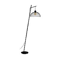 Торшер лофт Pompeya 43307 Eglo  чёрный 1 лампа, основание чёрное в стиле лофт
