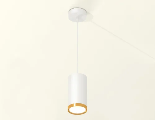 Светильник подвесной XP8161013 Ambrella light белый 1 лампа, основание белое в стиле хай-тек  фото 4