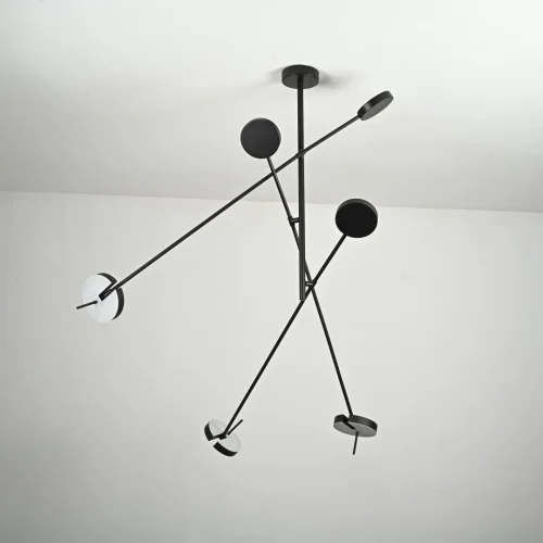 Светильник подвесной LED Talk 212823-26 ImperiumLoft чёрный 3 лампы, основание чёрное в стиле современный хай-тек  фото 7