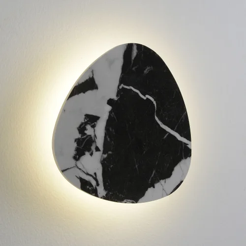 Бра LED BILBAO AP10W LED D300 BLACK Crystal Lux чёрный на 1 лампу, основание чёрное в стиле современный отражённый свет фото 4