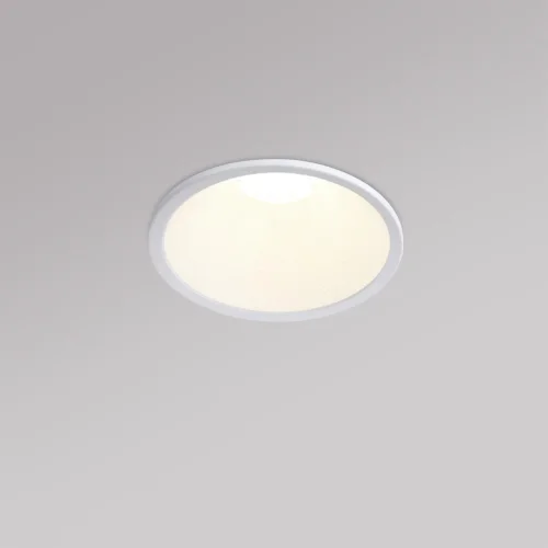 Светильник точечный Nova 359848 Novotech белый на 1 лампу, основание белое в стиле хай-тек круглый фото 6