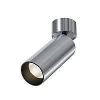 Светильник потолочный Фокус / FOCUS LED 12 Вт 4000 К 50° C055CL-L12W4K-W-PT Maytoni платина ЛЕД в стиле современный хай-тек трубочки Светильник потолочный Фокус / FOCUS LED 12 Вт 4000 К 50° C055CL-L12W4K-W-PT Maytoni платина ЛЕД в стиле современный хай-тек трубочки
