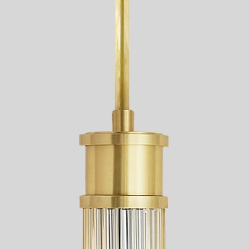 Светильник подвесной NICE 140893-26 ImperiumLoft прозрачный 1 лампа, основание латунь в стиле современный  фото 4