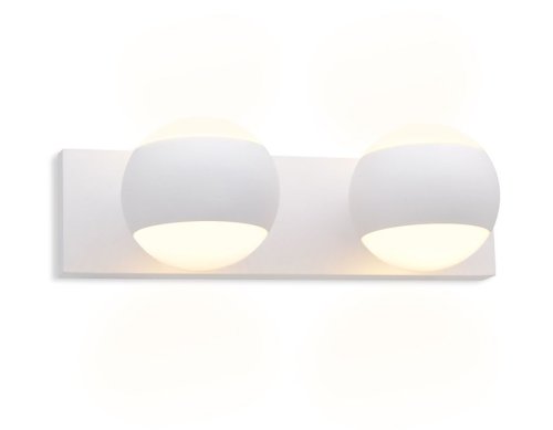 Бра Wallers FW573 Ambrella light белый на 2 лампы, основание белое в стиле хай-тек модерн 