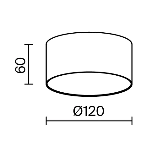 Светильник накладной LED Zon C032CL-12W3K-RD-MG Maytoni белый на 1 лампу, основание матовое золото в стиле современный фото 2