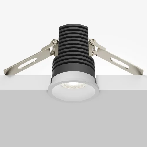 Светильник точечный LED Mini DL059-7W4K-W Maytoni белый 1 лампа, основание белое в стиле современный хай-тек круглый фото 7