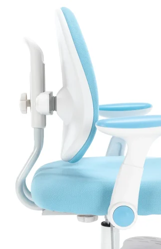 Детское кресло Kids 104 Ткань Голубой EP Kids 104 Fabric Blue Everprof, голубой/ткань, ножки//, размеры - 840*960***620* фото 4