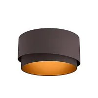 Светильник потолочный Manderline 39928 Eglo коричневый 1 лампа, основание коричневое в стиле современный 