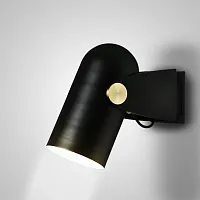 Бра Carronade 101388-26 ImperiumLoft чёрный 1 лампа, основание чёрное в стиле современный 