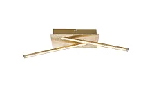 Светильник потолочный LED FUEGO 67832-12G Globo золотой 1 лампа, основание золотое в стиле хай-тек 