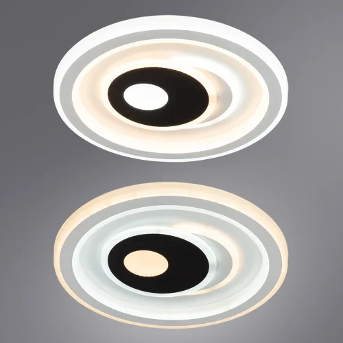 Светильник потолочный LED с пультом Forma A1438PL-72WH Arte Lamp белый 1 лампа, основание белое в стиле современный с пультом кольца фото 3