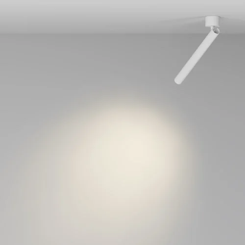 Светильник накладной LED Focus T C141CL-L300-6W3K-W Maytoni белый 1 лампа, основание белое в стиле современный хай-тек трубочки фото 4