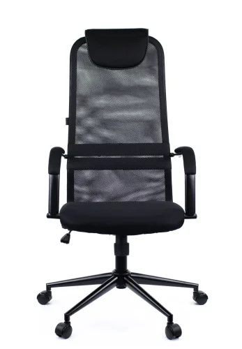 Кресло руководителя EP-705 Сетка Черный EP-705 Mesh Black Everprof, чёрный/сетка ткань, ножки//, размеры - 1170*1240***550* фото 3