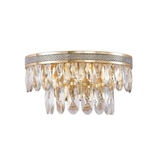 Бра Palatium 4207-2W Favourite прозрачный на 1 лампа, основание золотое в стиле классический  фото 5