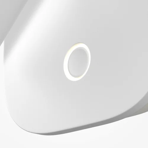 Бра с выключателем LED Ego C175WL-9W-2.7-4K-W Maytoni белый на 1 лампу, основание белое в стиле современный хай-тек для чтения фото 6