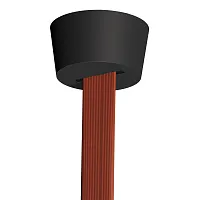 Накладная база для подвода питания Band ST411.402.01 ST-Luce чёрный в стиле хай-тек для светильников серии Band band - текстильная