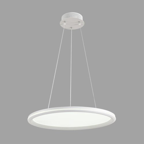 Люстра потолочная LED с пультом Alis Smart 8380/45L Lumion белая на 1 лампу, основание белое в стиле современный хай-тек сири яндекс алиса с пультом фото 6