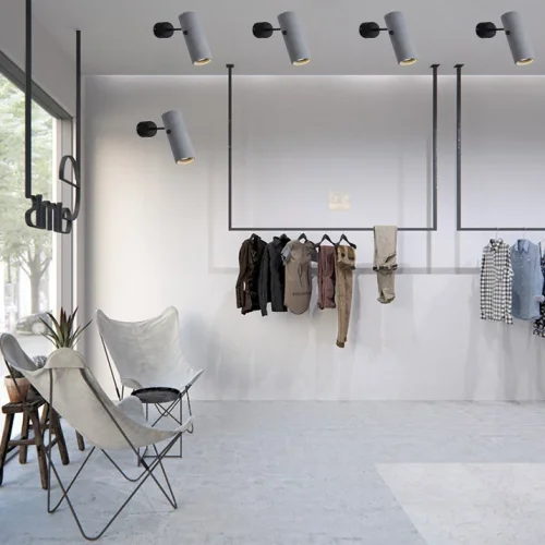 Настенный светильник BRUT WALL 211942-26 ImperiumLoft серый на 1 лампу, основание чёрное в стиле современный фото 11